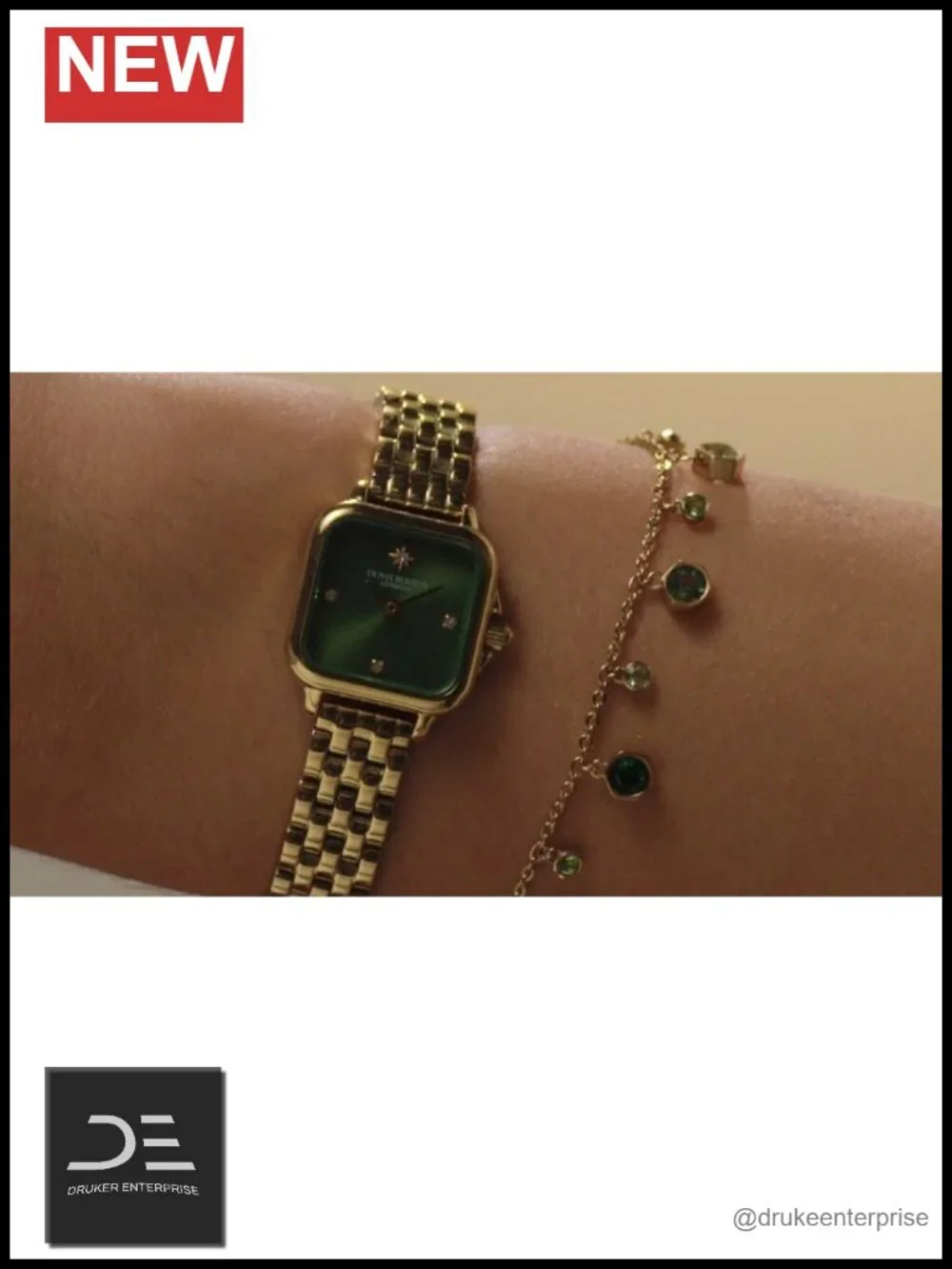 Mini Grosvenor 20mm Quartz Watch Gold Plated